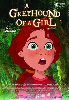 Poster for A Greyhound of A Girl